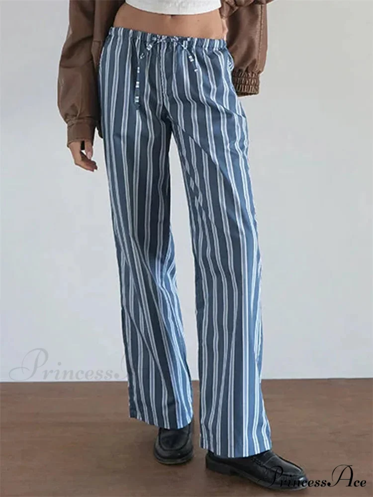 Patterned Patchwork Cinched Waist Pant - Image 5