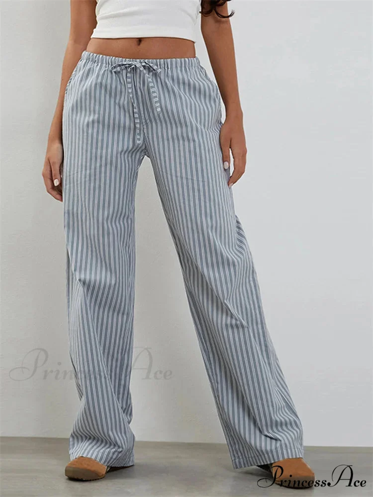 Patterned Patchwork Cinched Waist Pant - Image 6