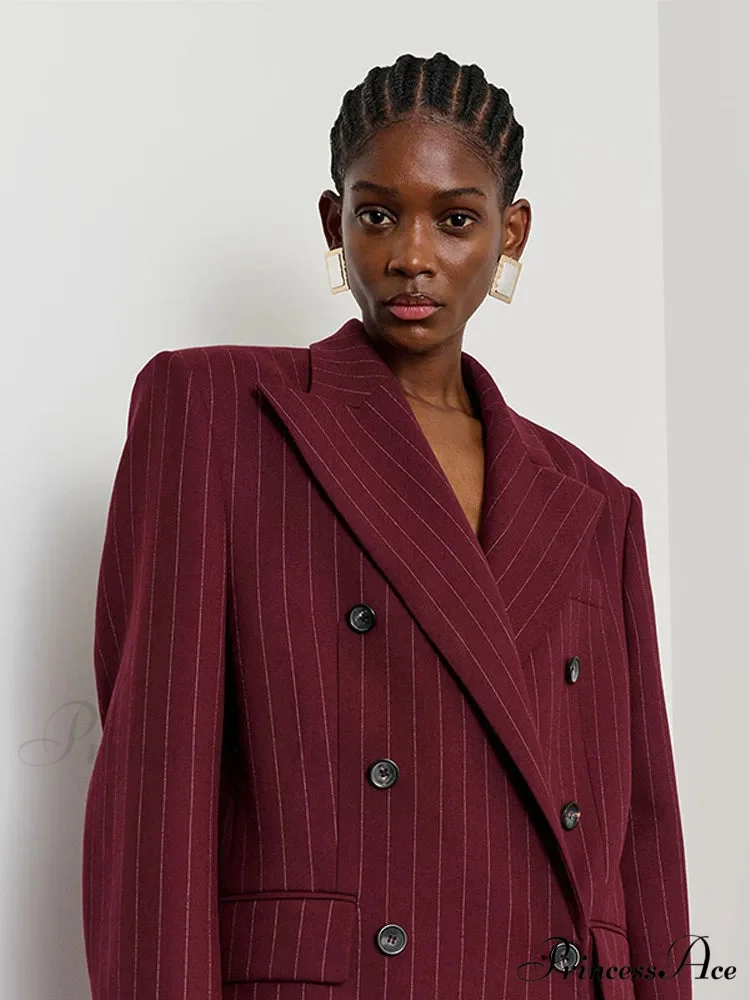 Patterned Print Jacket Coat - Image 3