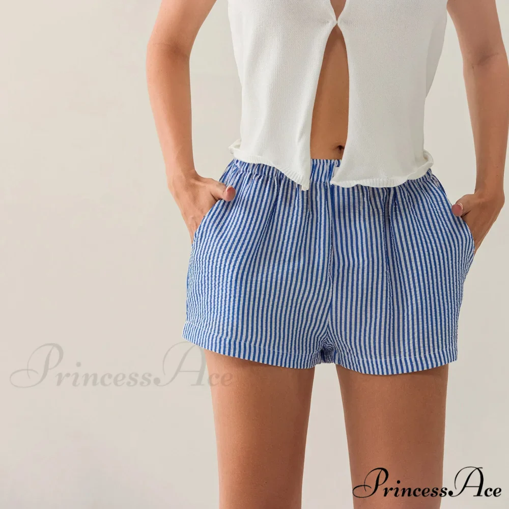 Patterned Side Split Stretchy Waist Short - Image 7