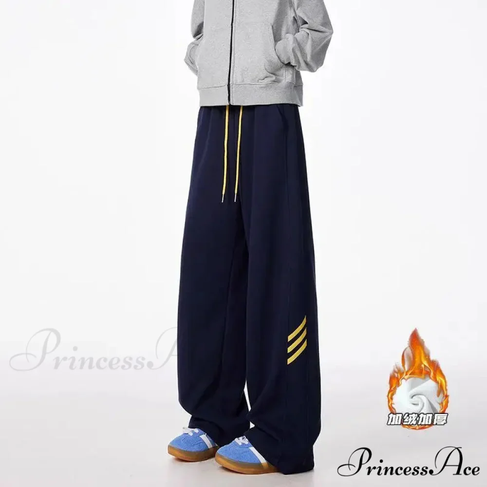 Patterned Soft Motion Baggy Trousers - Image 7