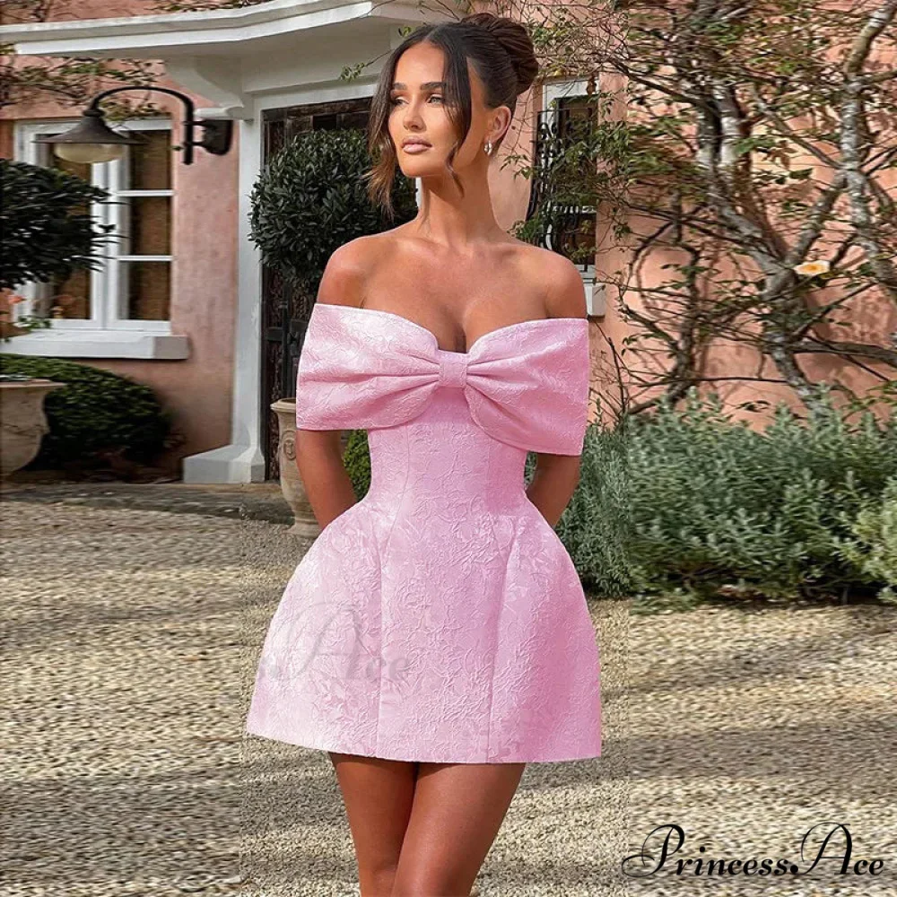 Patterned Waist Wrap A-line Holiday Dress - Image 12