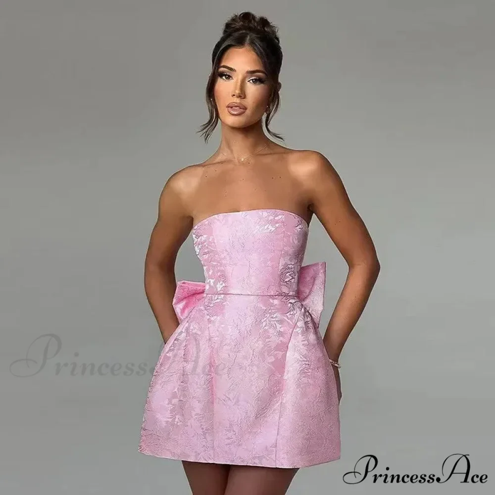 Patterned Waist Wrap A-line Holiday Dress - Image 7