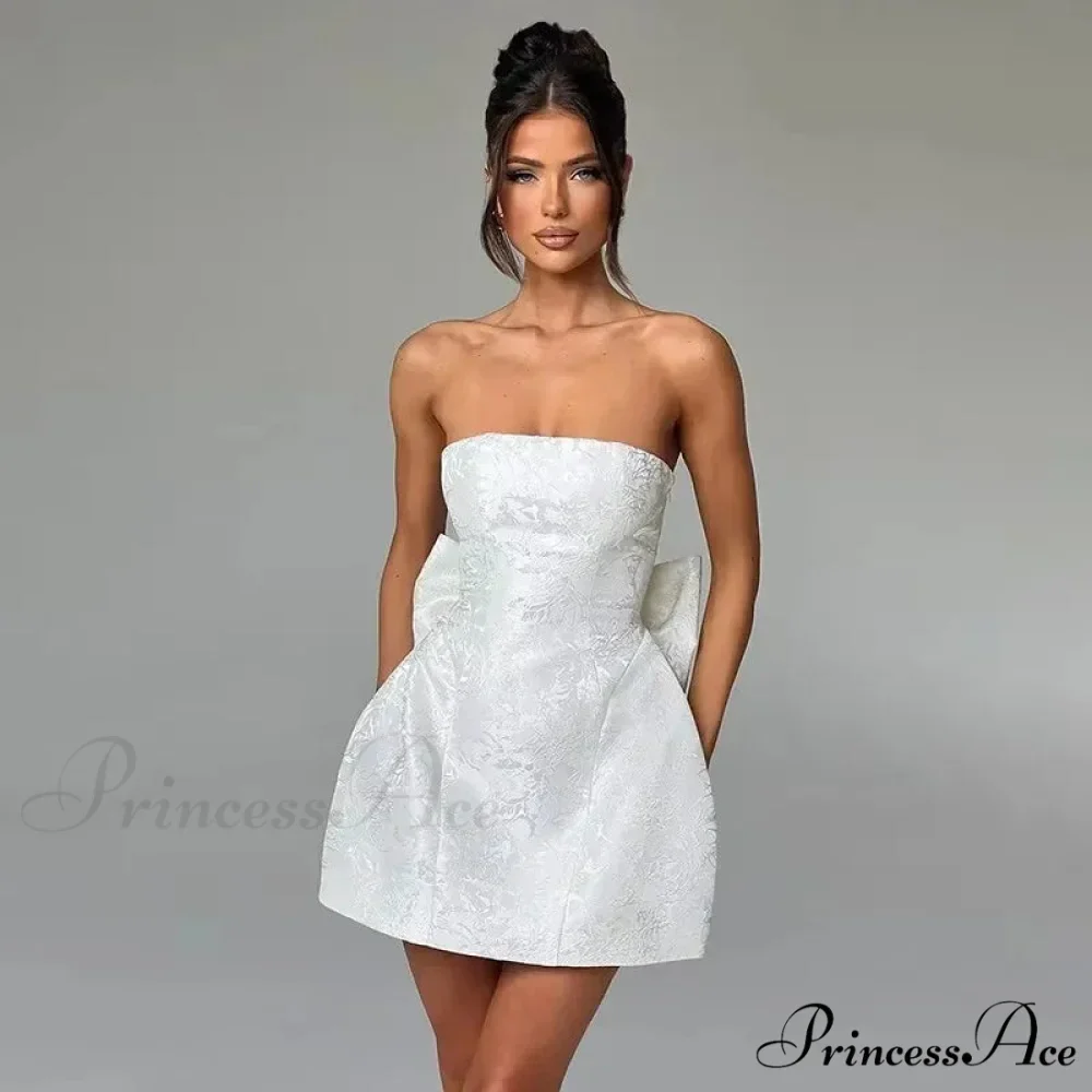 Patterned Waist Wrap A-line Holiday Dress - Image 8