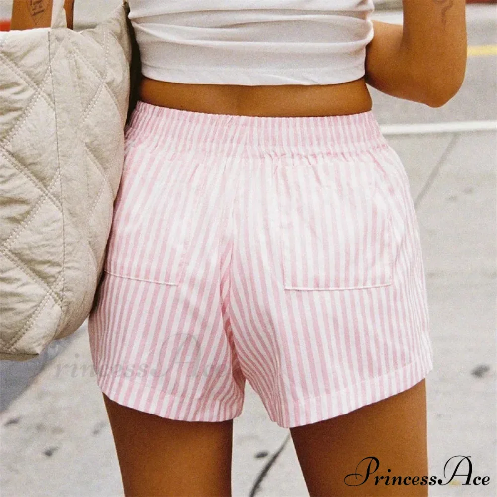Pink Banded Stretchy Waist Short - Image 6