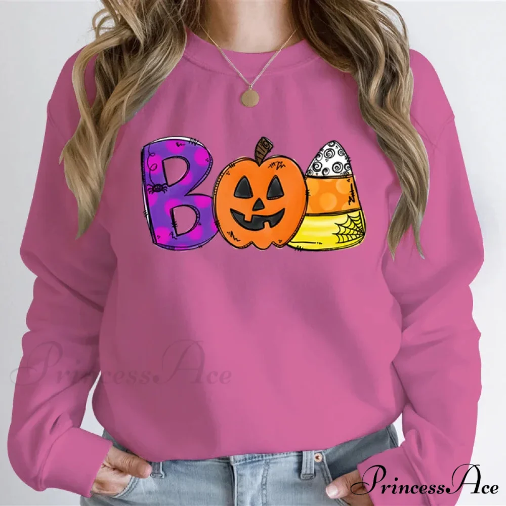 Playful Spooky Festive Pumpkin Graphic Cozy Hoodie - Image 10