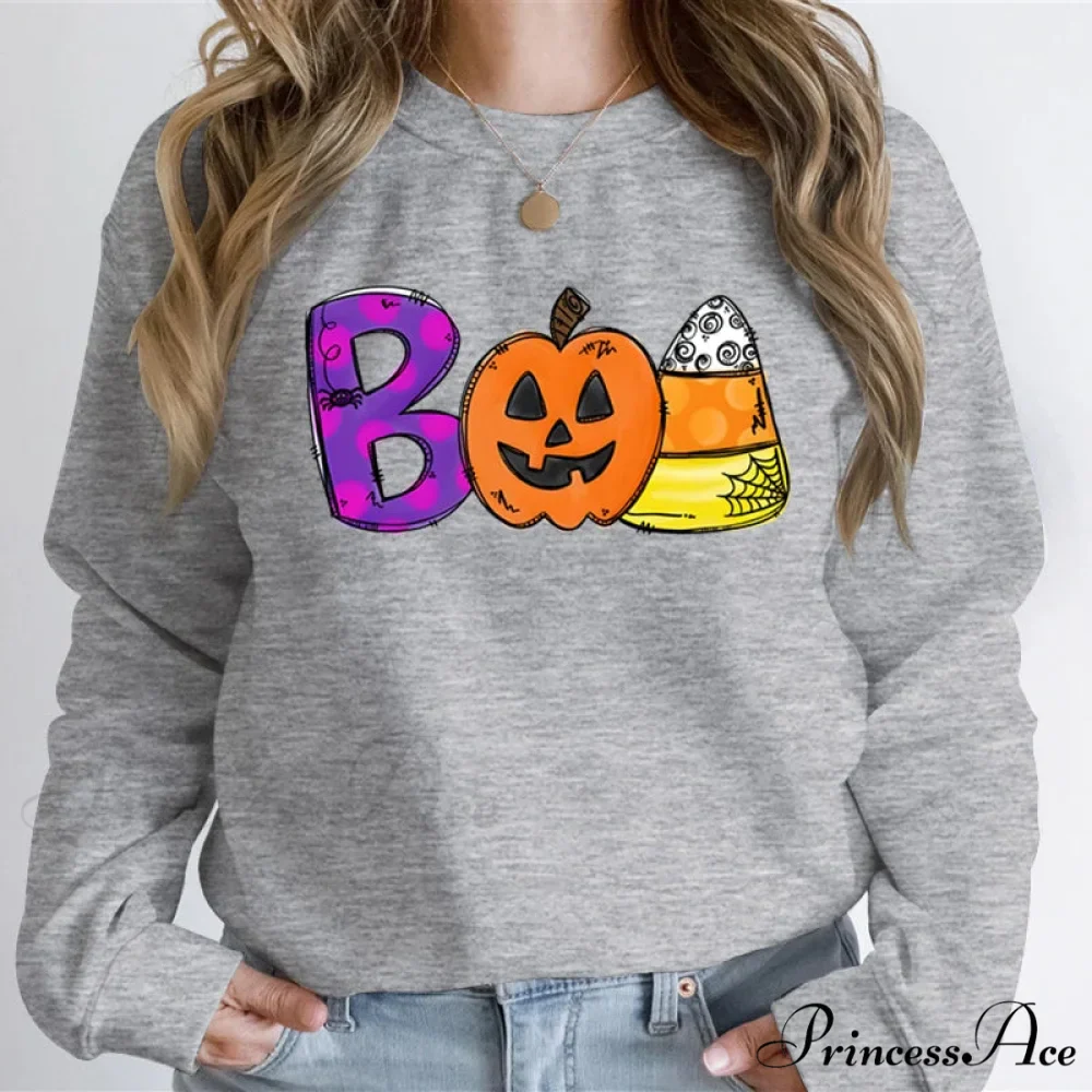 Playful Spooky Festive Pumpkin Graphic Cozy Hoodie - Image 4