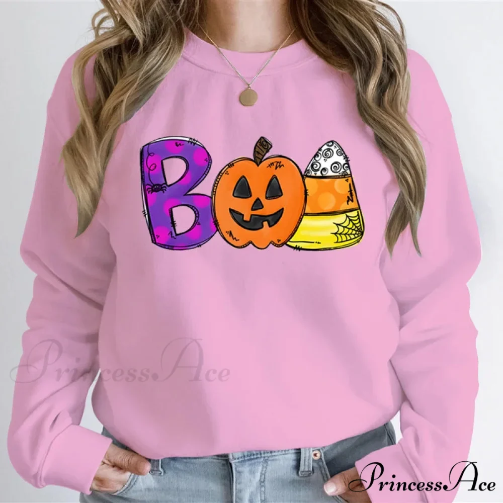 Playful Spooky Festive Pumpkin Graphic Cozy Hoodie - Image 8