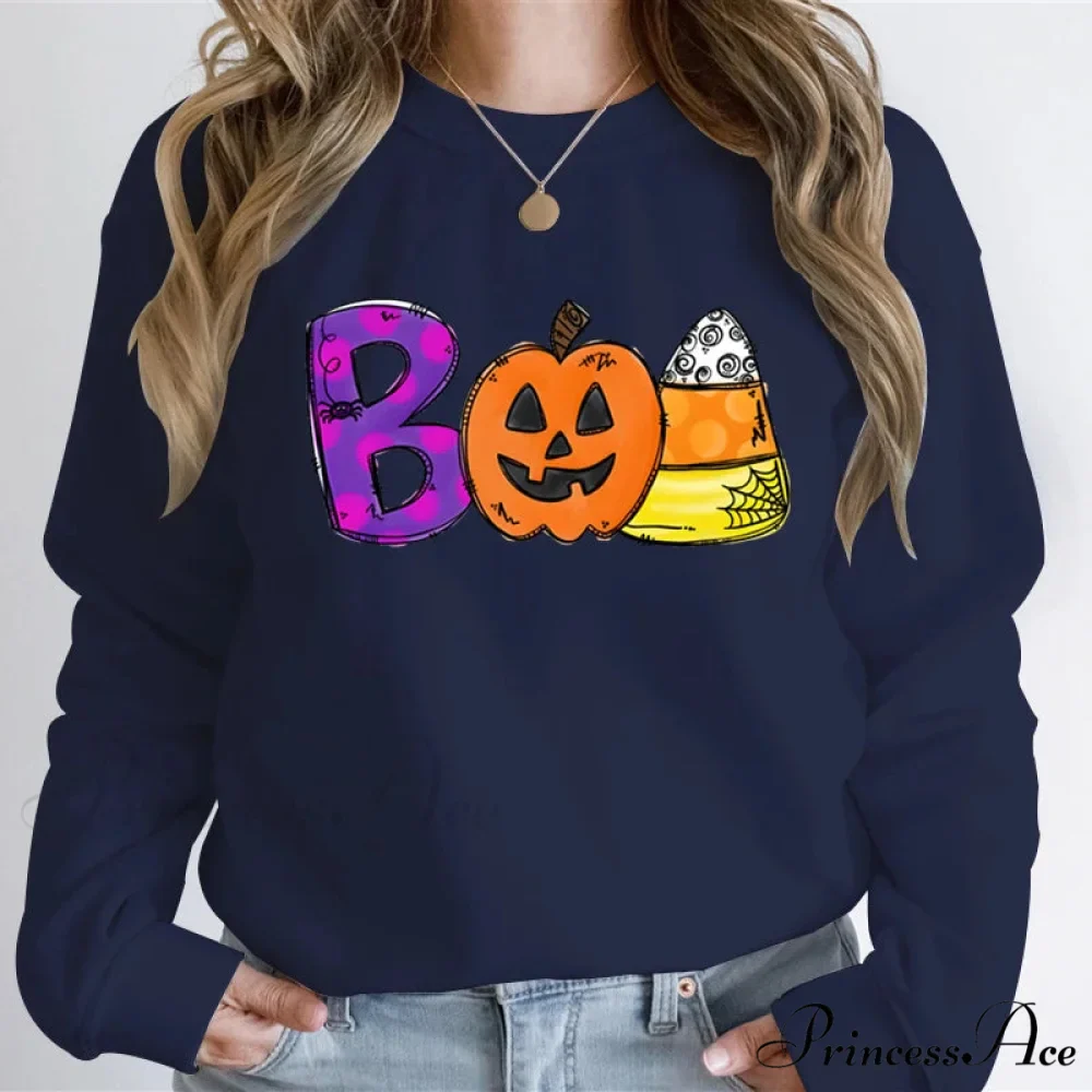 Playful Spooky Festive Pumpkin Graphic Cozy Hoodie - Image 9
