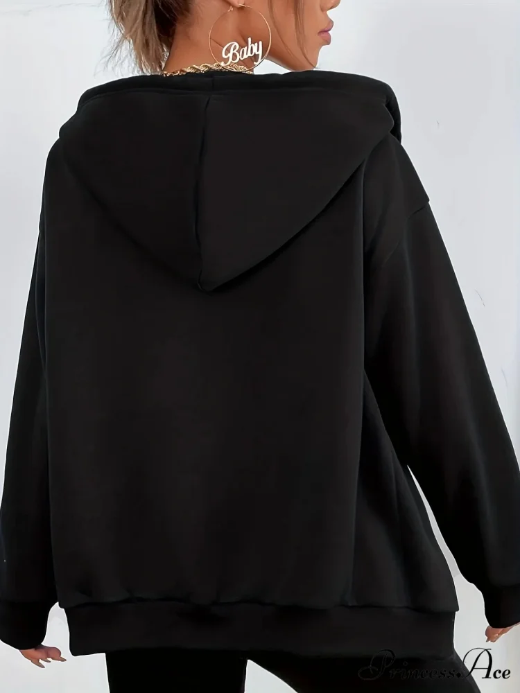 Plush Cozy Comfortable Stylish Hoodie - Image 2