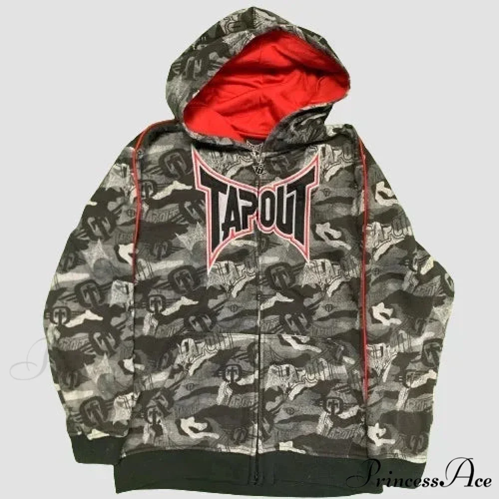 Prayer Portrait Dark Zipper Hoodie - Image 7