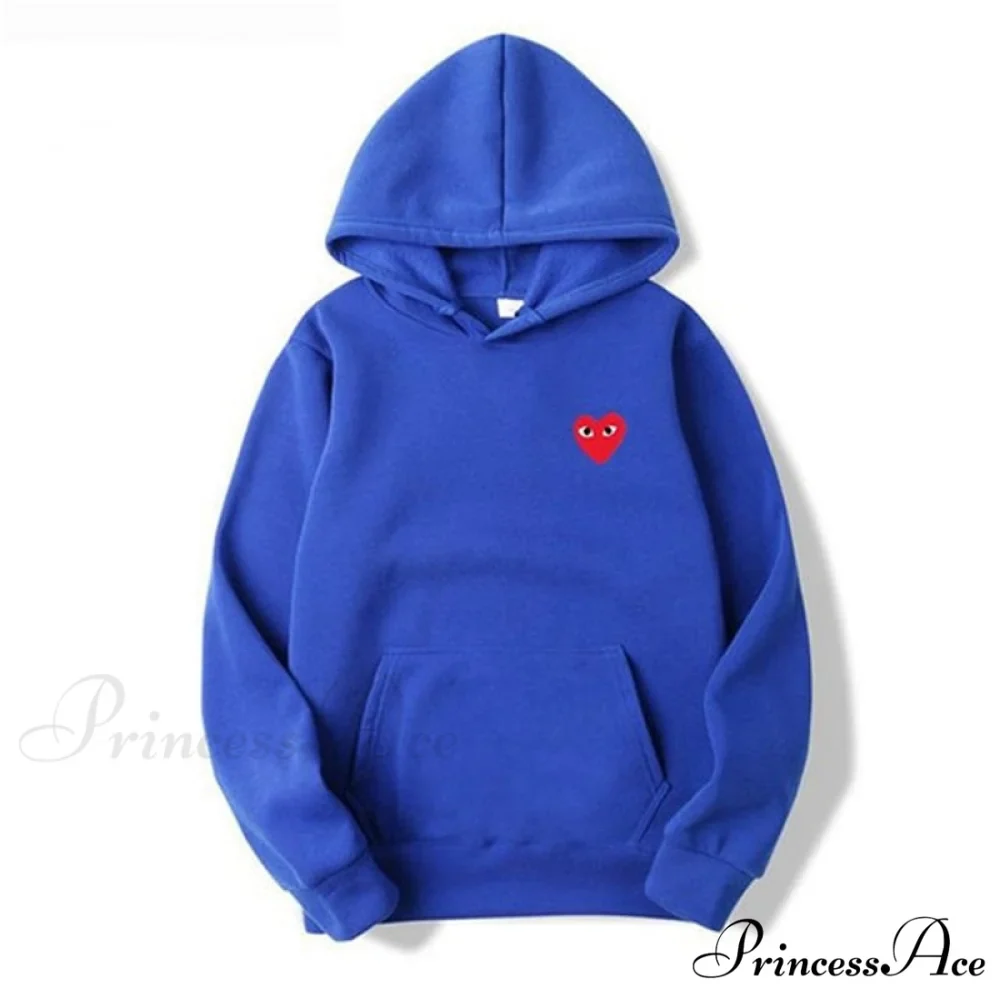 Cotton Heart-Eye Printed Fall/Winter Casual Hoodies - Image 11