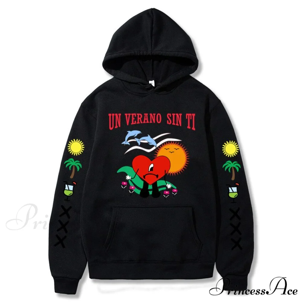 New Bad Bunny Printed Hoodie - Image 10