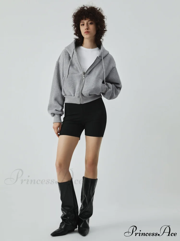 Athleisure Charming Crop Hoodie - Image 2