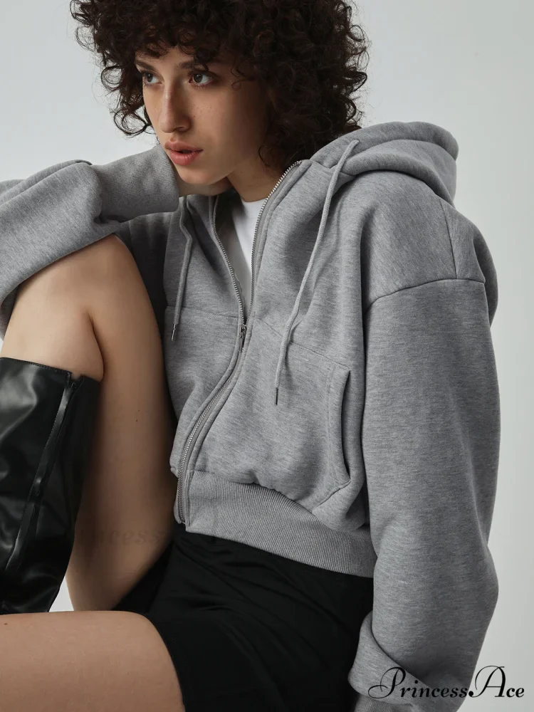 Athleisure Charming Crop Hoodie - Image 4