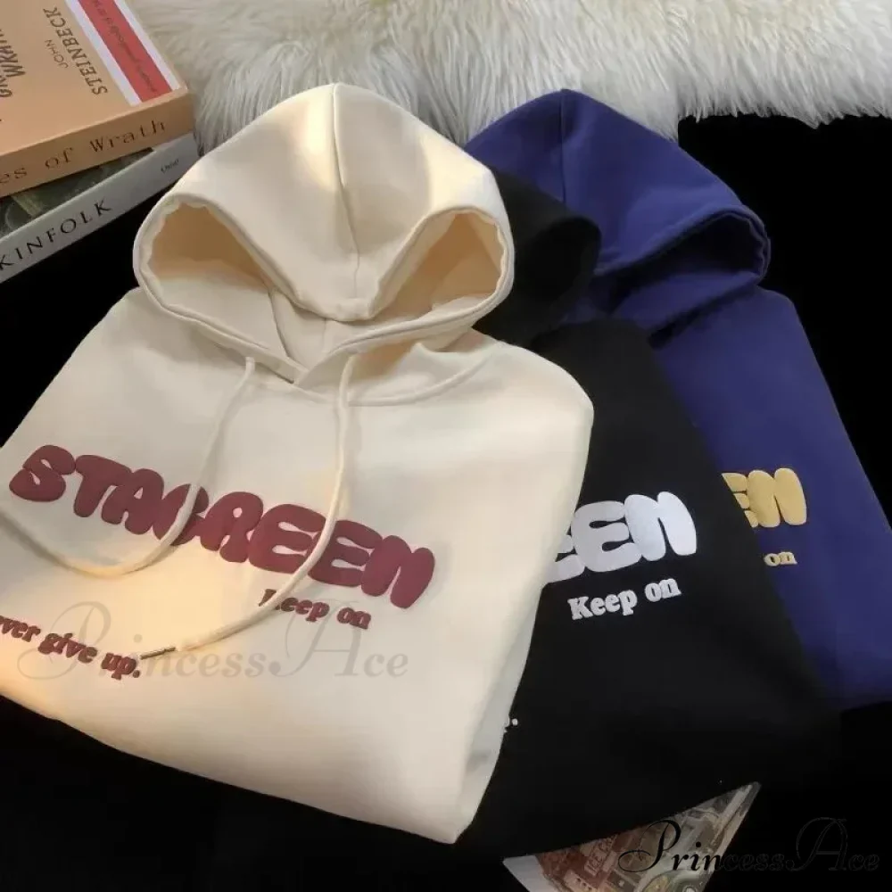 Print Fall Y2K Pocket Hoodie - Image 2