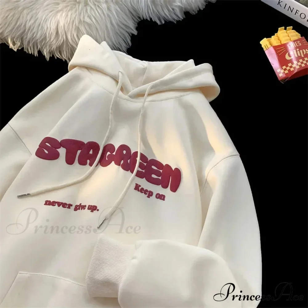 Print Fall Y2K Pocket Hoodie - Image 4