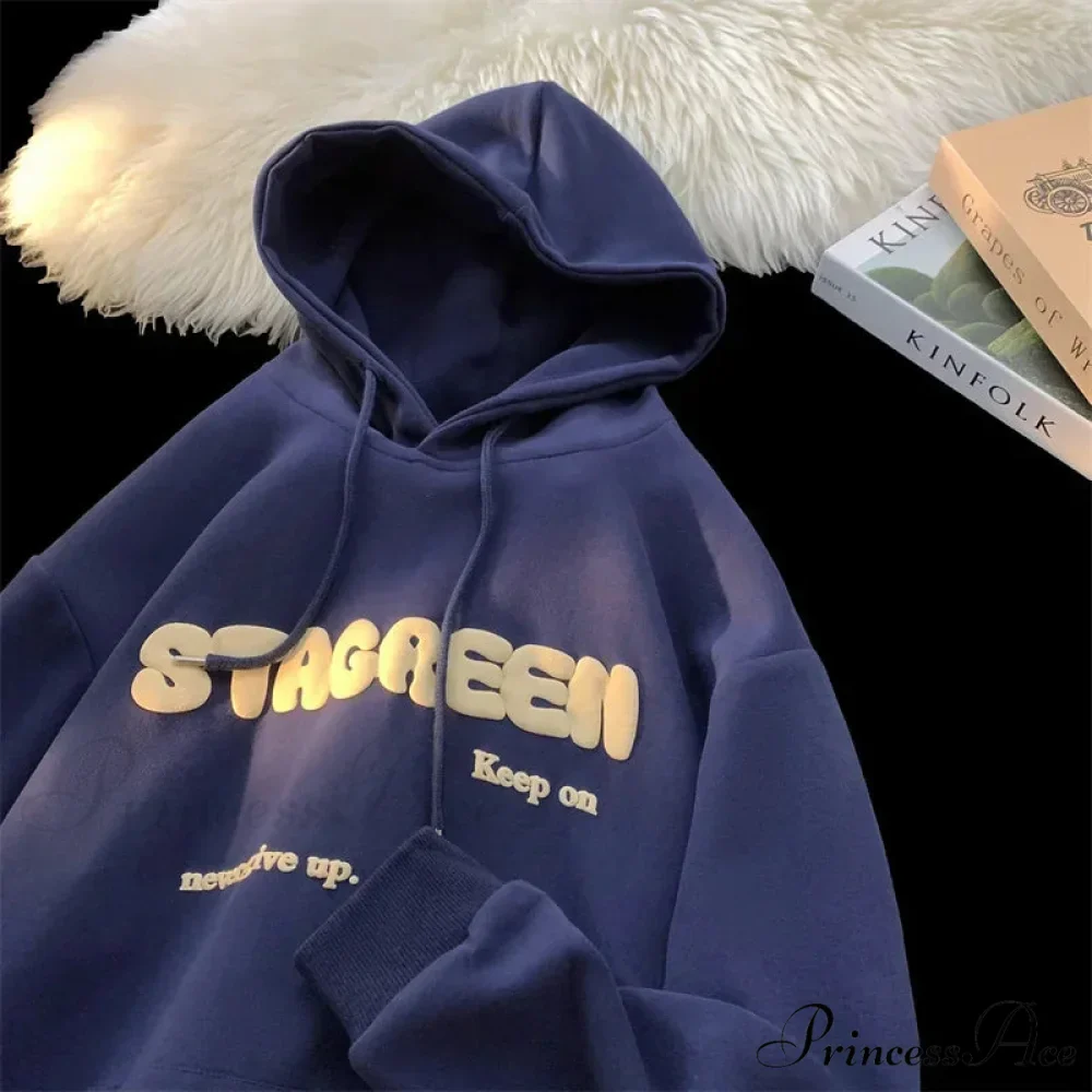 Print Fall Y2K Pocket Hoodie - Image 5