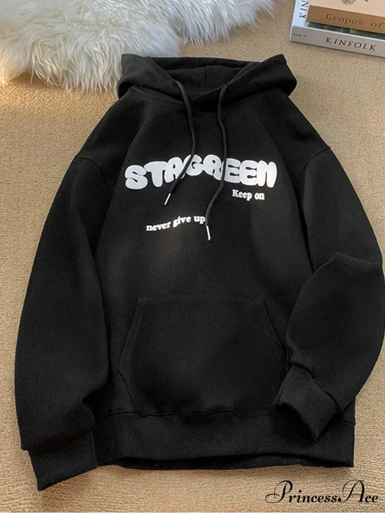 Print Fall Y2K Pocket Hoodie - Image 8