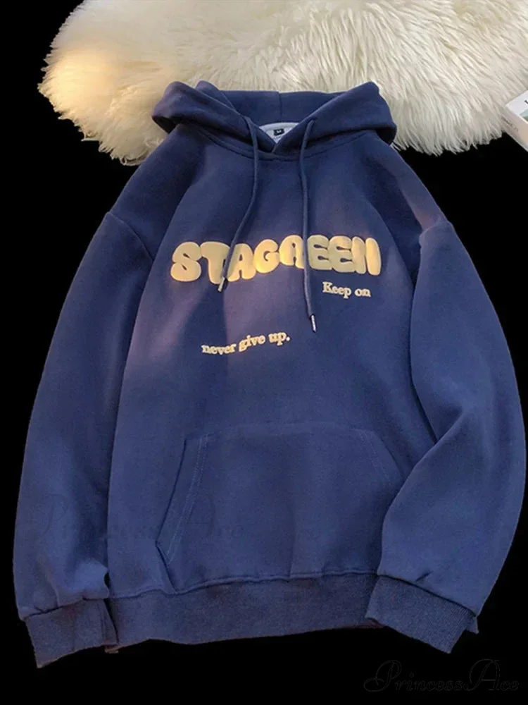 Print Fall Y2K Pocket Hoodie - Image 9