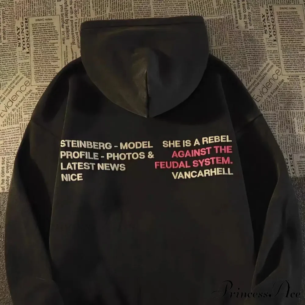 Printed Female Informal Hoodie - Image 2