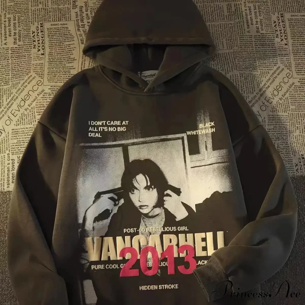 Printed Female Informal Hoodie - Image 3