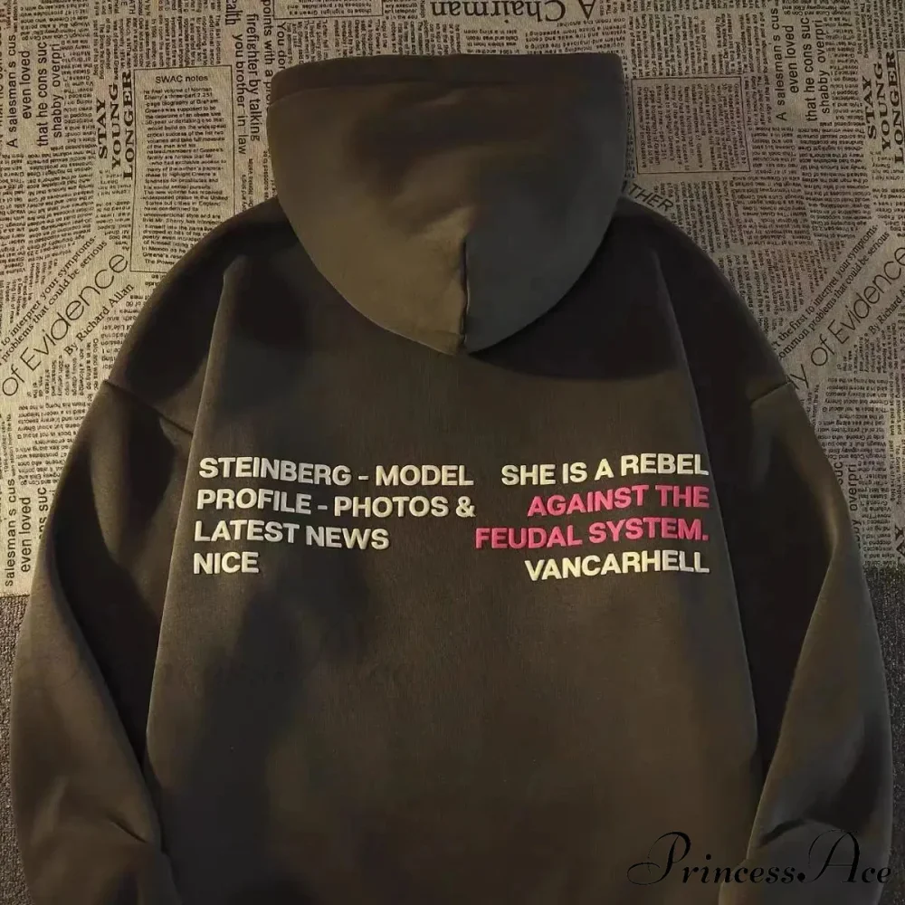 Printed Female Informal Hoodie - Image 4