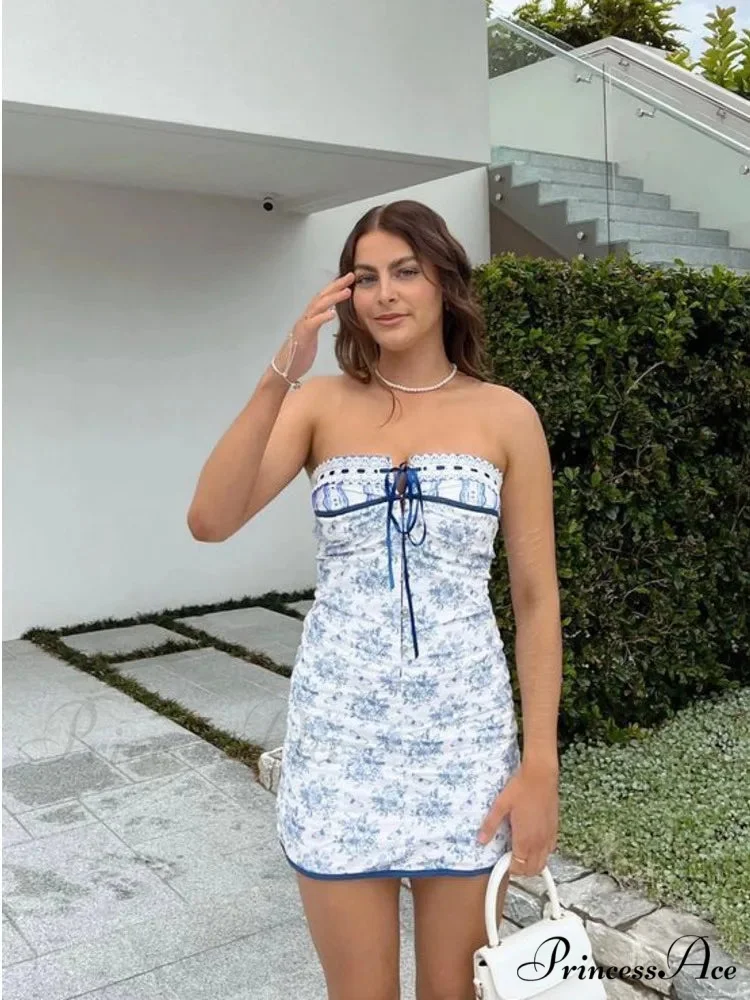 Printed Mini Getaway Dress - Image 3