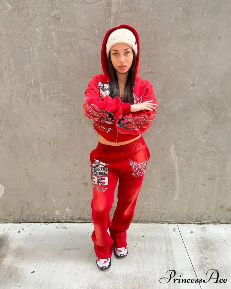 Printed Rap Hoodie - Image 5