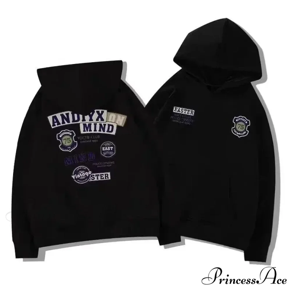 Printed Retro Hoodie - Image 3