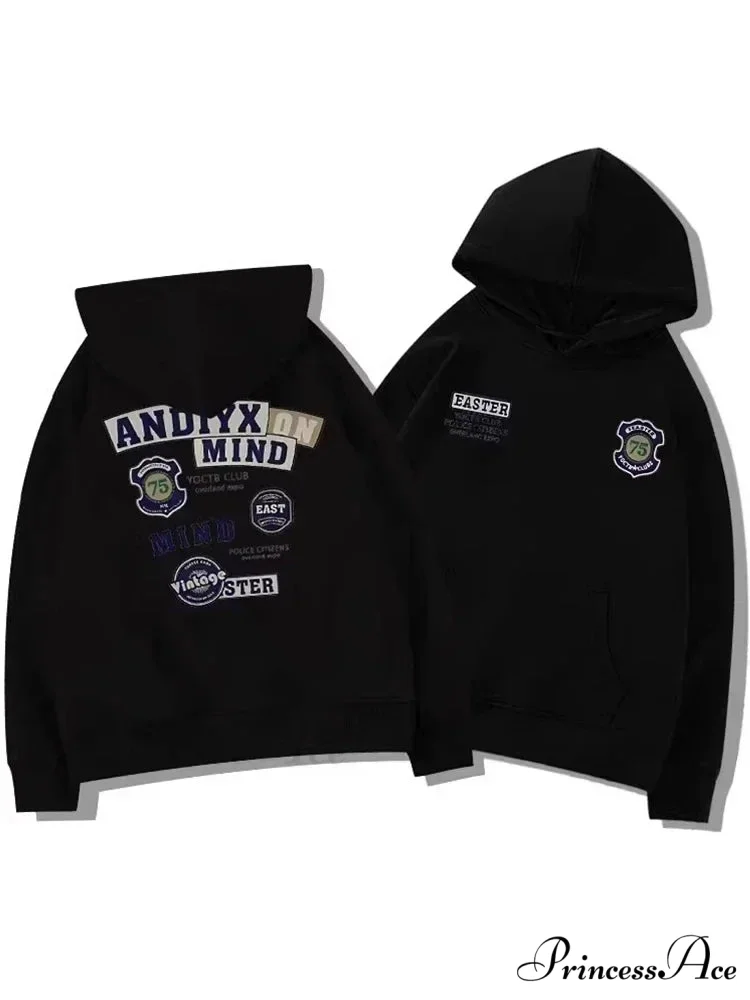 Printed Retro Hoodie - Image 5