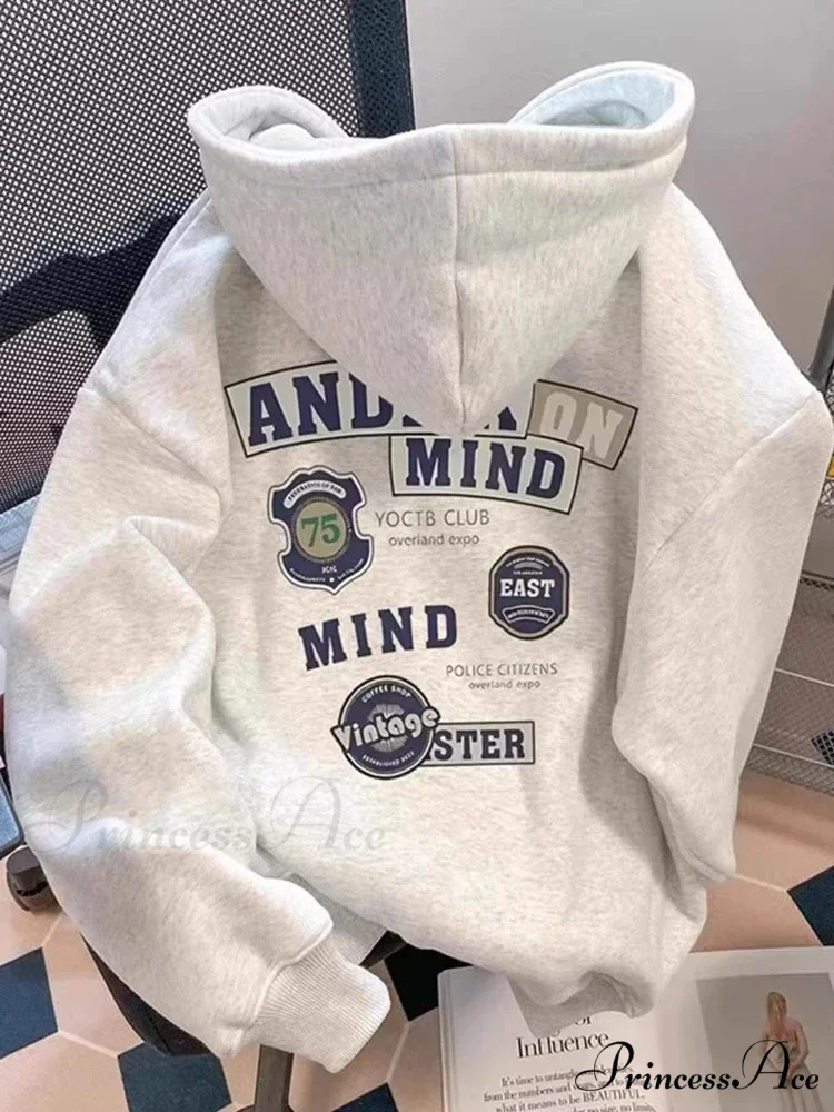 Printed Retro Hoodie - Image 6
