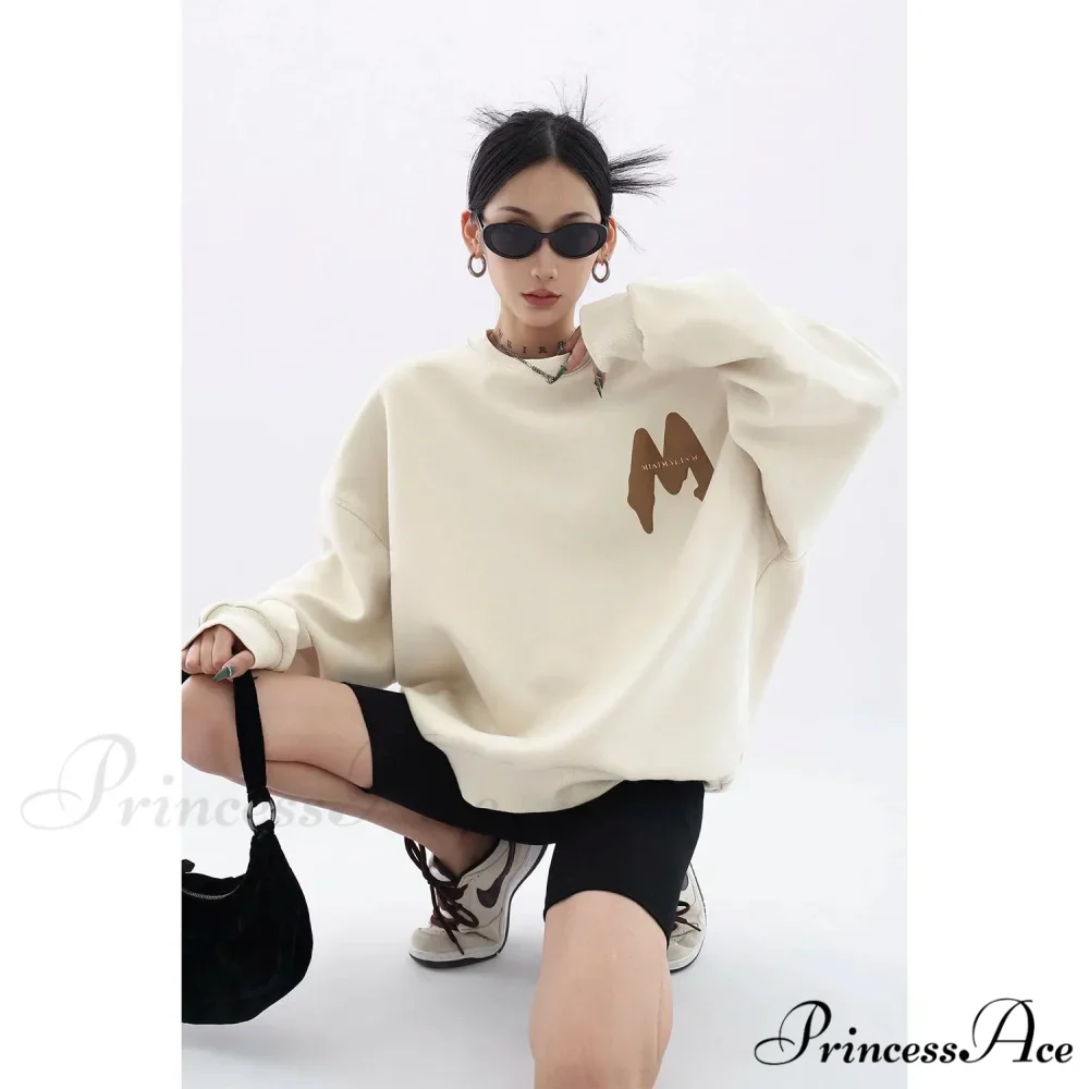 Printed Trendy Loose Casual Cozy Hoodie - Image 2