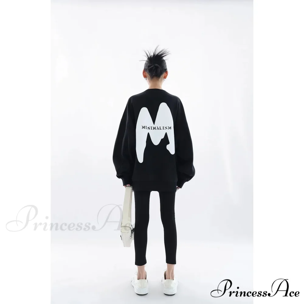 Printed Trendy Loose Casual Cozy Hoodie - Image 3