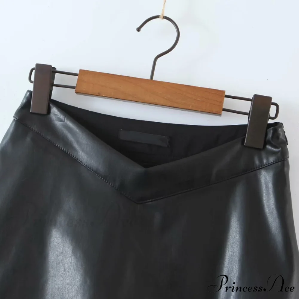 PU Leather Mini Skirt - Image 5