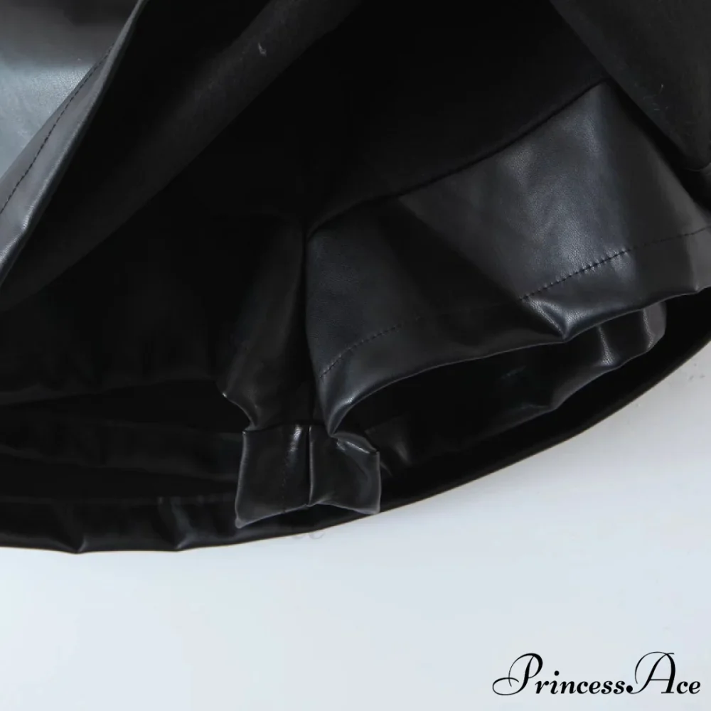 PU Leather Mini Skirt - Image 6