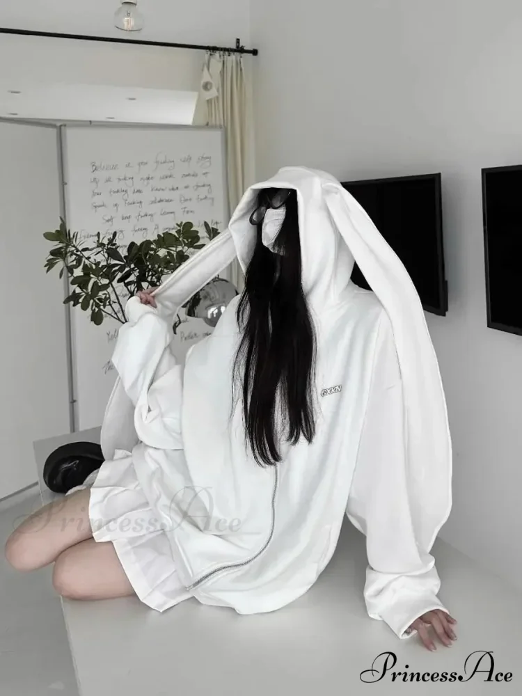 Rabbit Female Ears Hoodie - Image 3