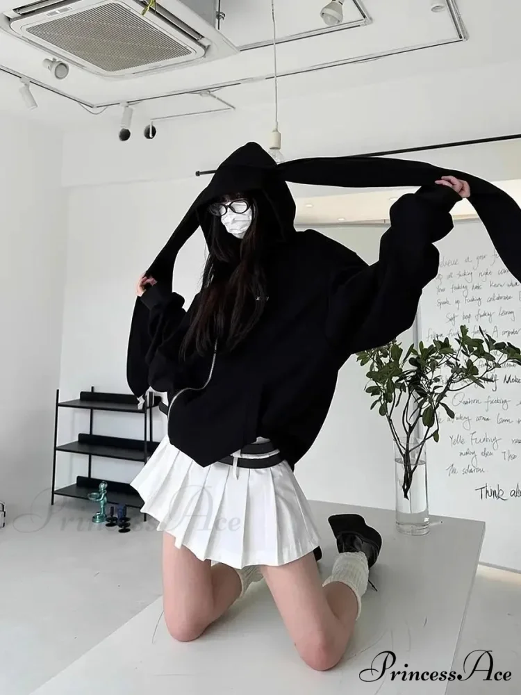 Rabbit Female Ears Hoodie - Image 4