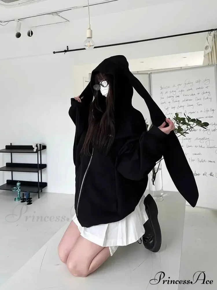 Rabbit Female Ears Hoodie - Image 5