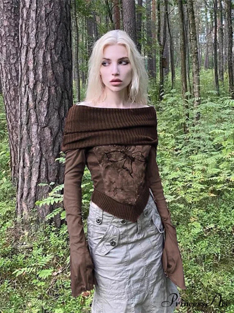 Rebellious Attractive T-shirt Bell Sleeve Jumper - Image 3