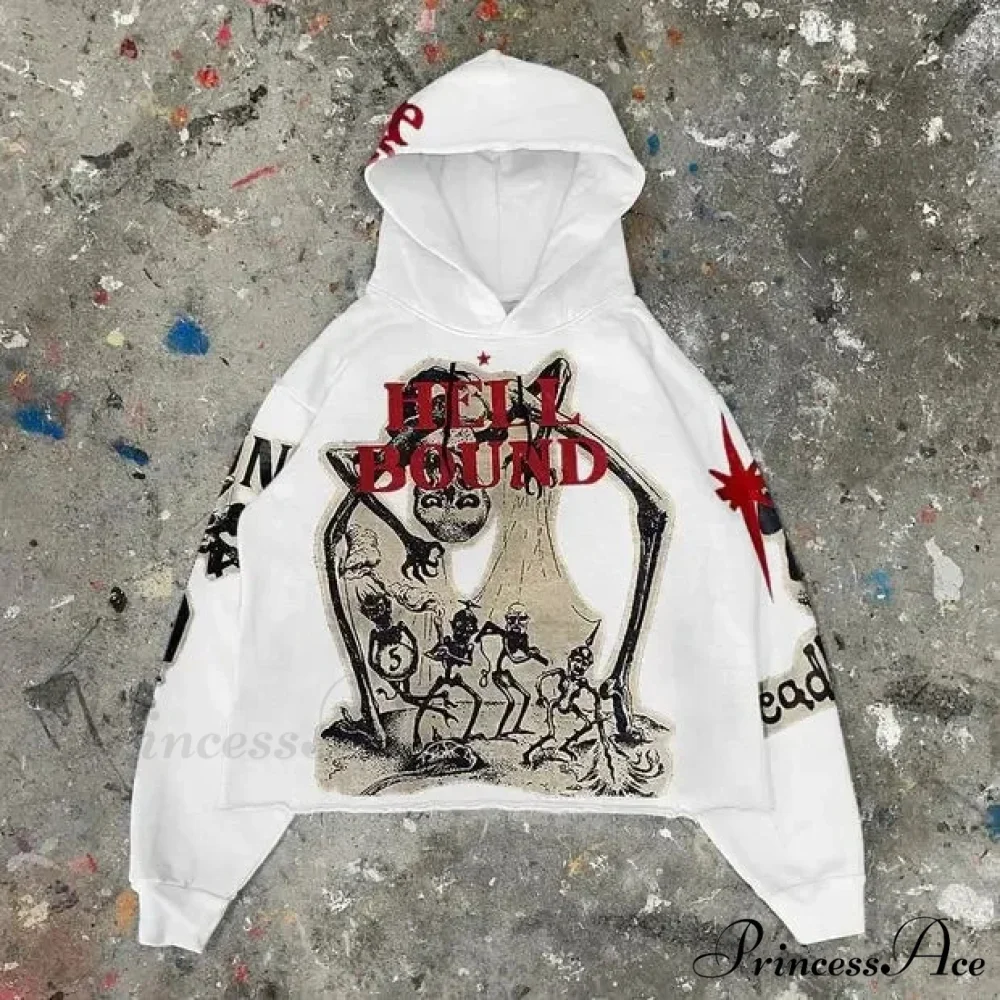 Rebellious Mummy Design Baggy Hoodie - Image 5