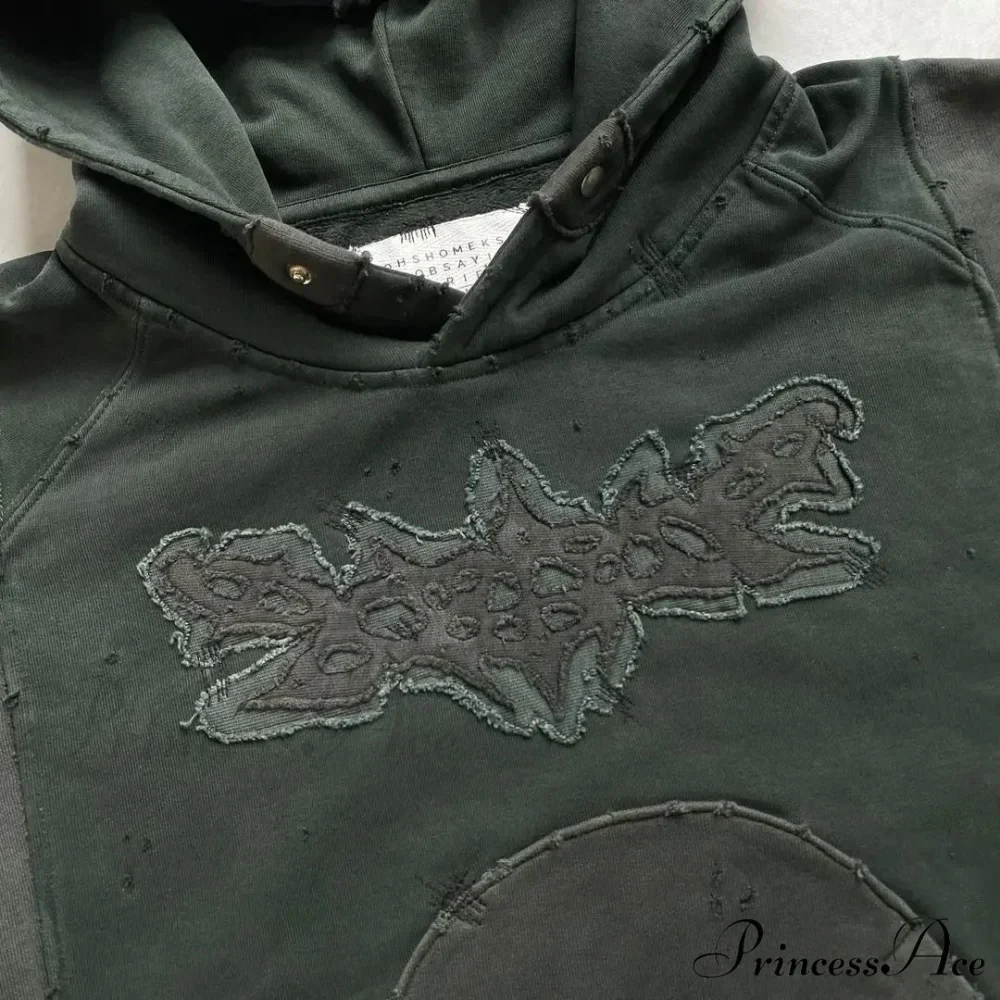Rebellious Rap Stitched Hoodie - Image 2