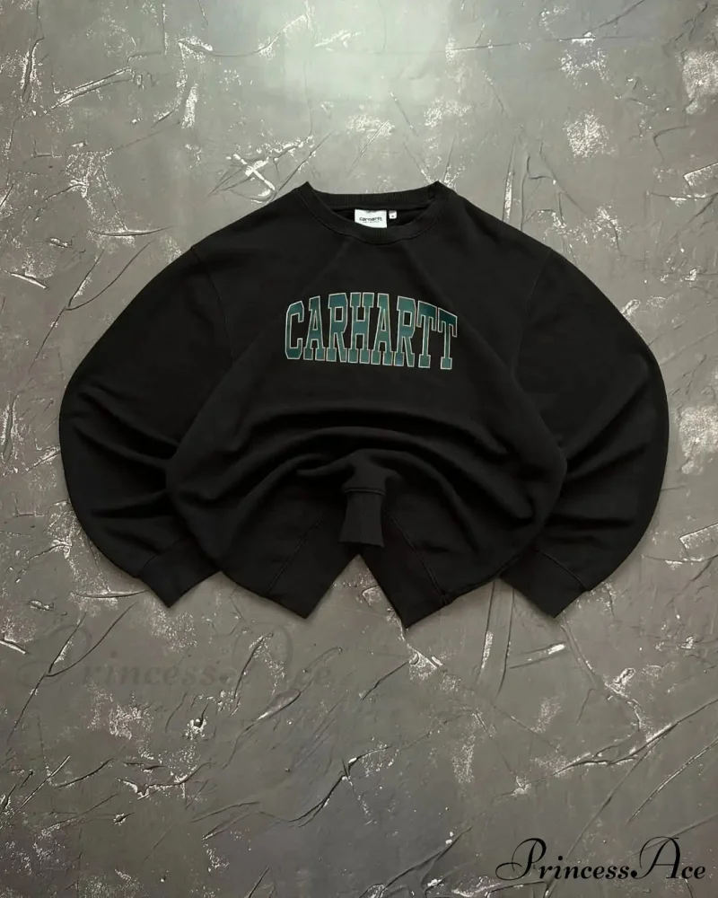 Rebellious Style Retro Baggy Sweatshirt