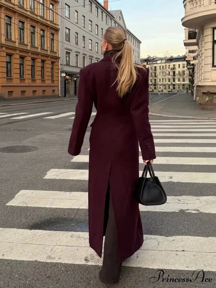 Reddish False Pockets Overcoat - Image 2