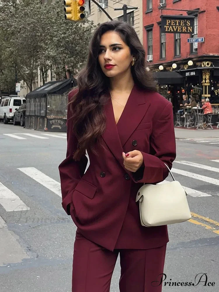 Reddish Suit Jacket - Image 5