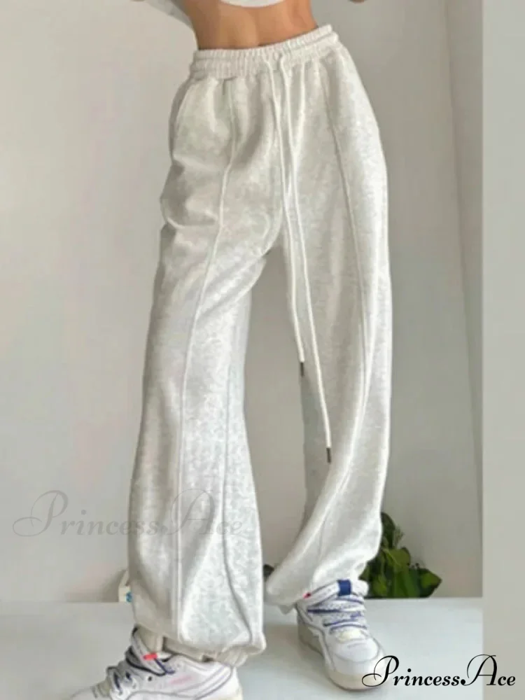 Retro 2000s Baggy Jogger Trousers - Image 2