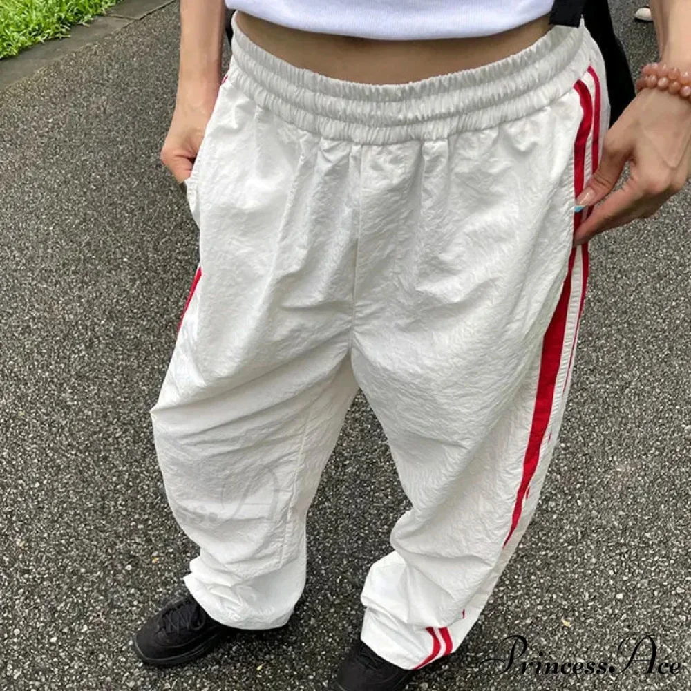Retro Banded Generous Loose-fitting Jogging Pant - Image 4