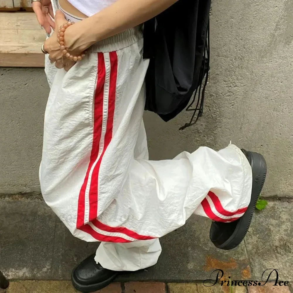 Retro Banded Generous Loose-fitting Jogging Pant - Image 7