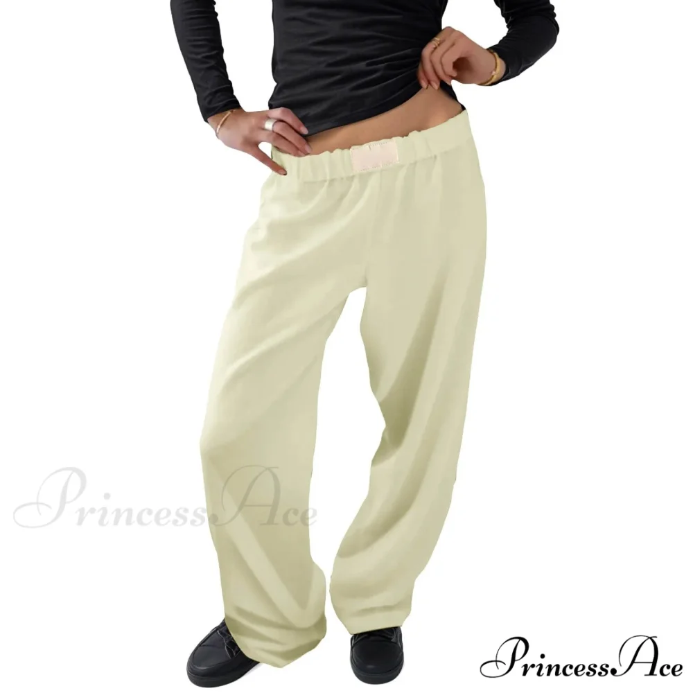Retro Broad Leg Cinch High Rise Trousers - Image 5