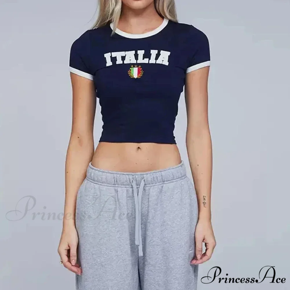 Retro Crop Top T-shirt - Image 3